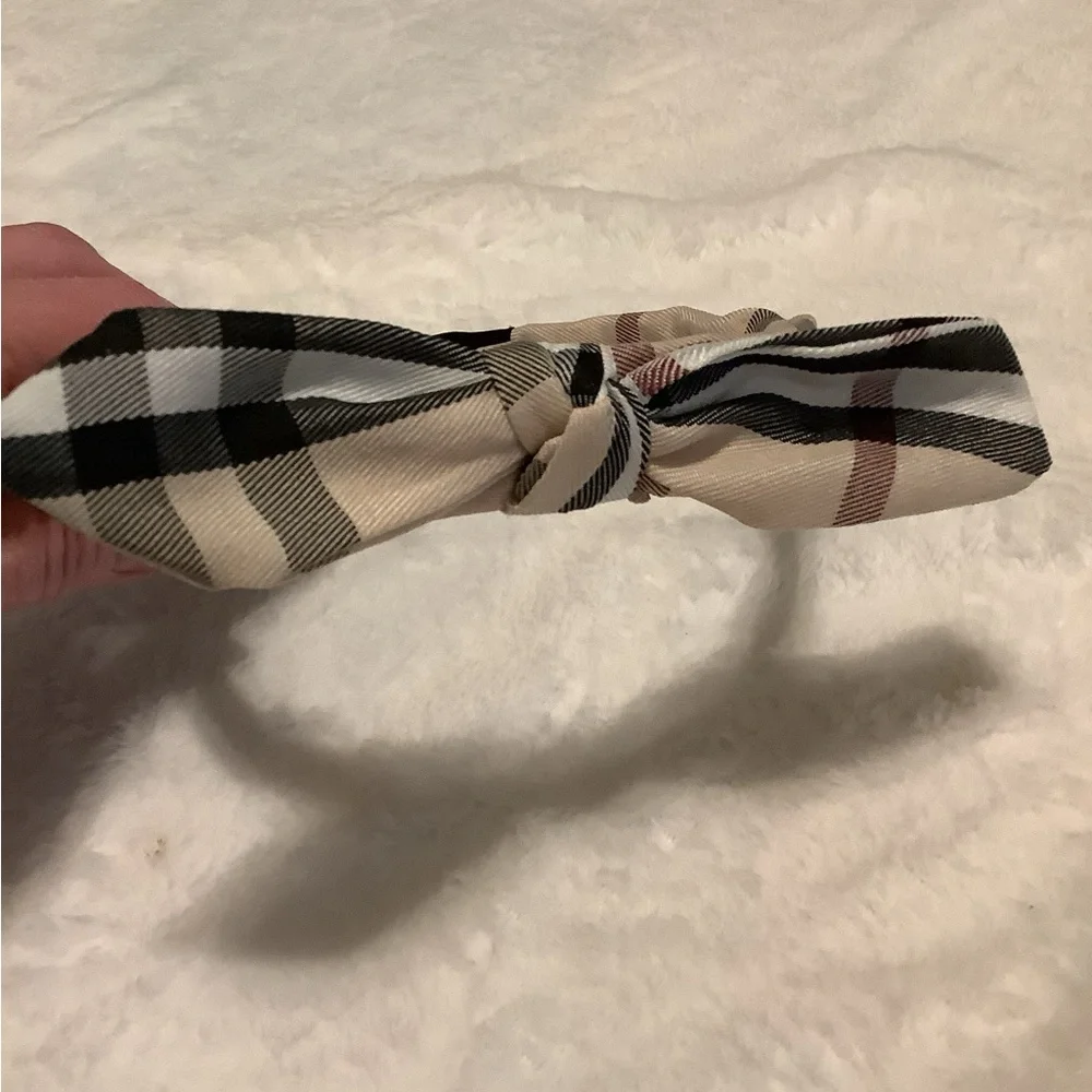 2 Plaid Headbands & Set of Pins (1 of 2 sets posted)